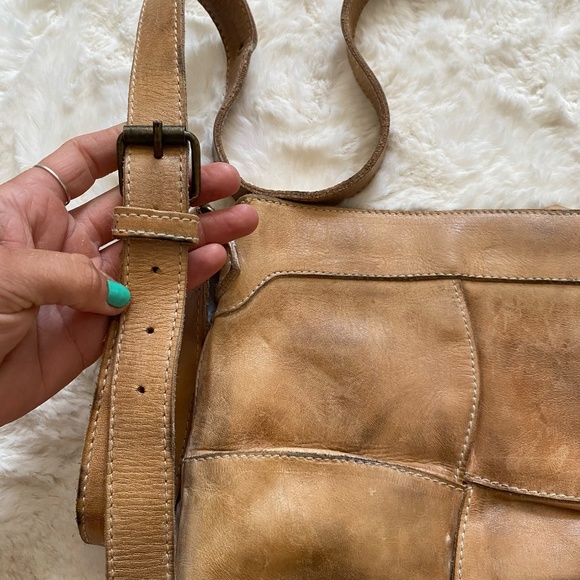 Bed Stu Genuine Leather Coronado Brown Crossbody Bag Women's Purse - Picture 4 of 7